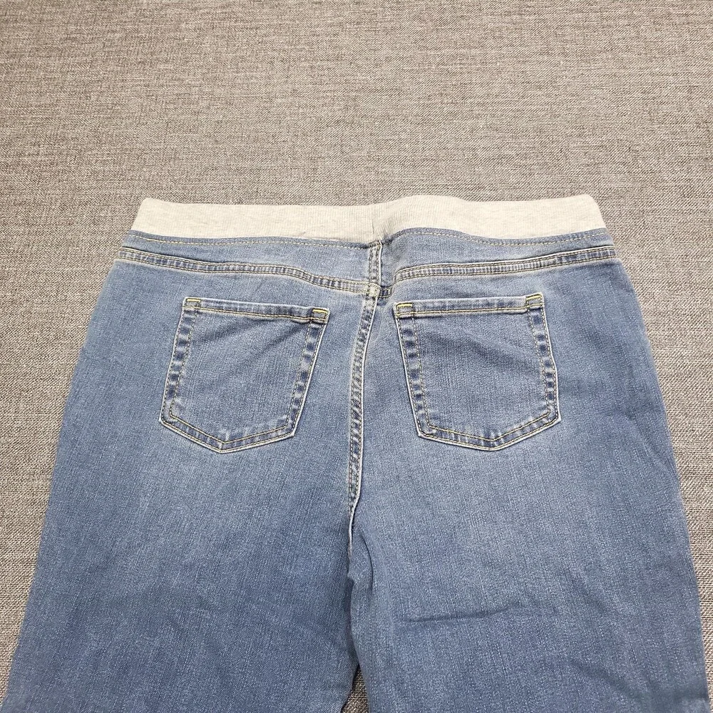 Girls Pull On Skinny Jeans - Cat & Jack Medium Wash Blue Size 18 Plus